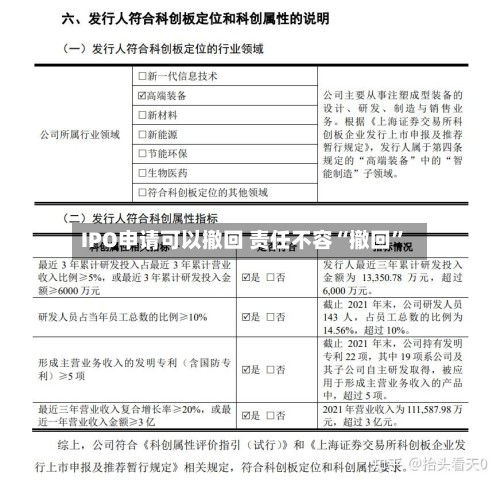 IPO申请可以撤回 责任不容“撤回”-第2张图片