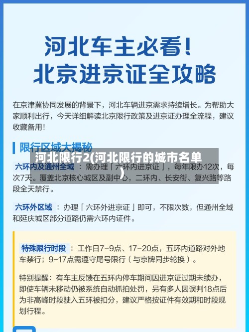 河北限行2(河北限行的城市名单)-第2张图片
